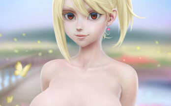 Lucy Naked Painting by apegrixs | Fairy Tail