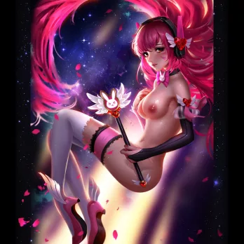 D.VA Mahou Shoujo by Liang Xing | Overwatch