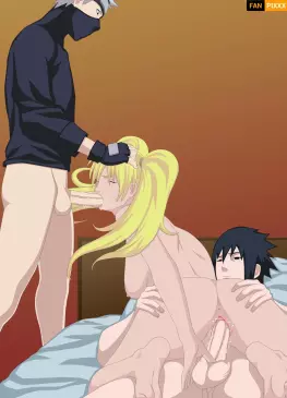 Sasuke and Kakashi Fuck Naruko by JoeH | Naruto