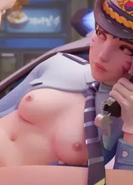 Police Officer D.Va Bribe by sfmtessai | Overwatch