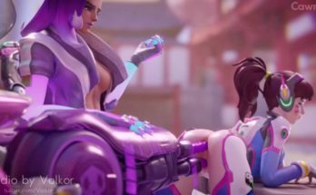 Sombra x D.Va testing new fuck machine by Cawneil | Overwatch