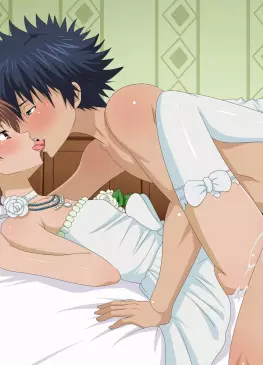 Bride Misaka Mikoto X Kamijou Touma by Edjim | Toaru Majutsu no Index