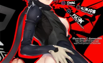 Makoto Nijima Lewd Option by Dannex009 | Persona 5