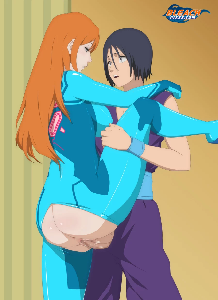 Orihime Aran and Son Hanataro by Rex | Bleach Hentai 1