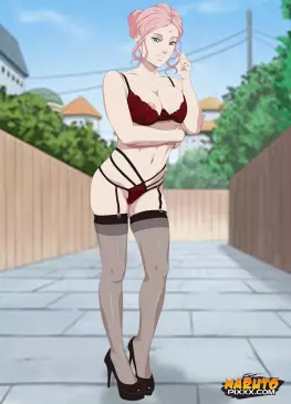 Young Wife Sakura On Sexy Lingerie by Shiva | Naruto