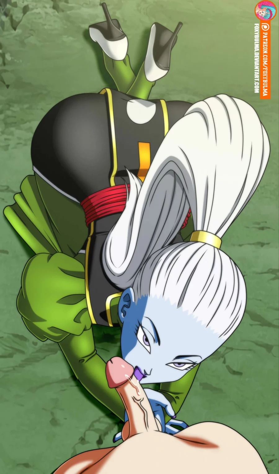 Vados Crawl to Suck Your Cock by Foxybulma | Dragon Ball Hentai 1