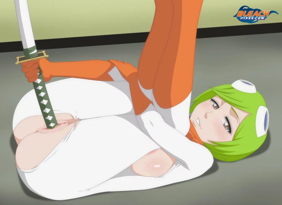 Mashiro Kuna Use Her Sword as Dildo by Rex | Bleach Hentai 1
