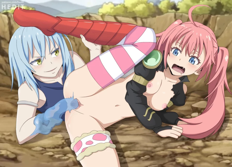 Rimuru Tempest X Milim Nava, Slime Dildo by Hedit | That Time I Got Reincarnated as a Slime Hentai 1