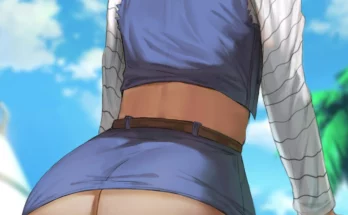 Android 18 Mini Skirt Can’t Hide Her THICC Ass by Shexyo | Android 18