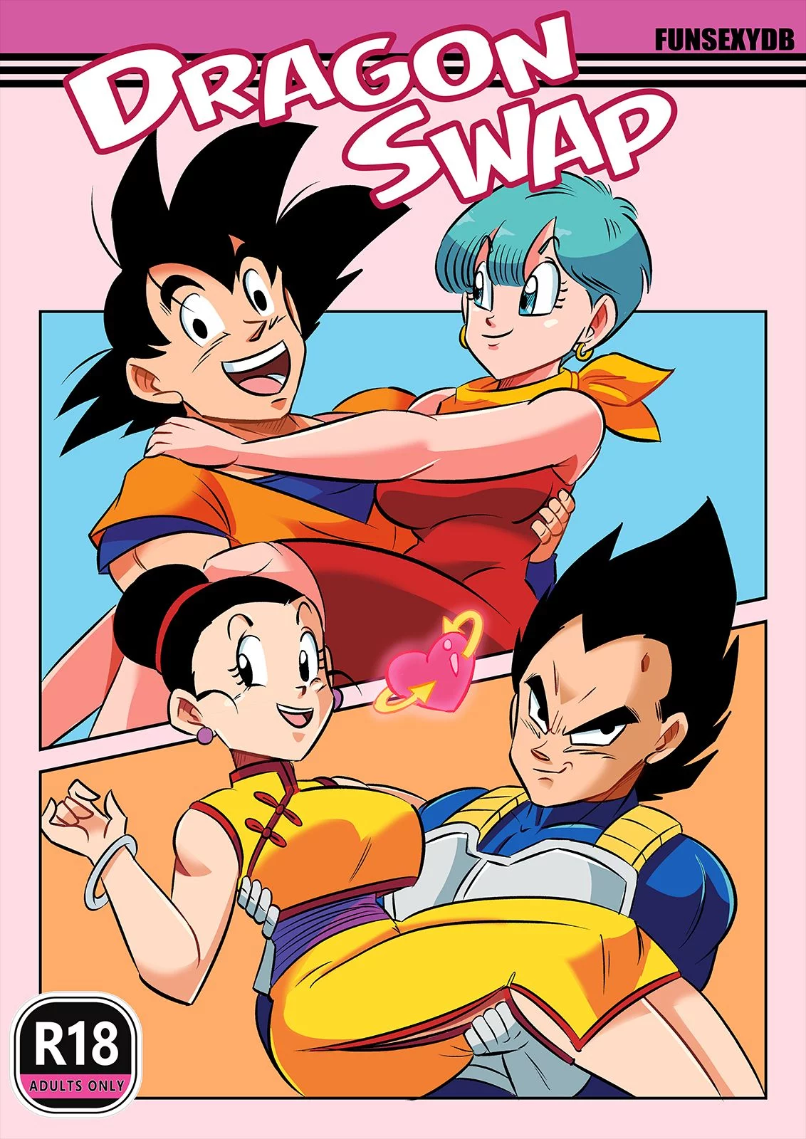 🔥 Dragon swap goku x bulma and vegeta x chi chi by funsexydb dragon ball gallery photo