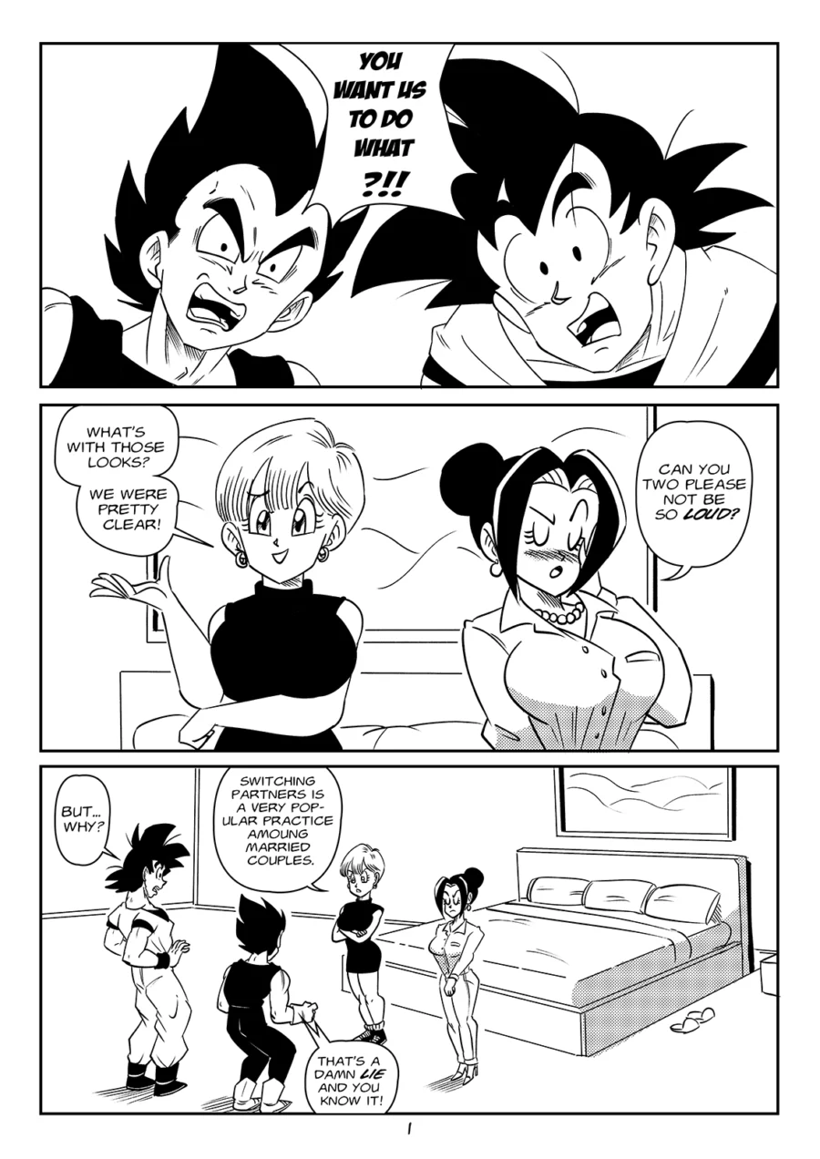 🔥 Dragon swap goku x bulma and vegeta x chi chi by funsexydb dragon ball gallery photo