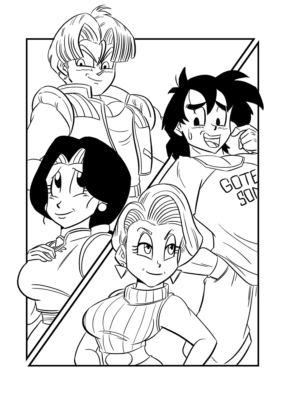🔥 The switch up bulma x goten and chi chi x trunks by funsexydb dragon ball gallery photo