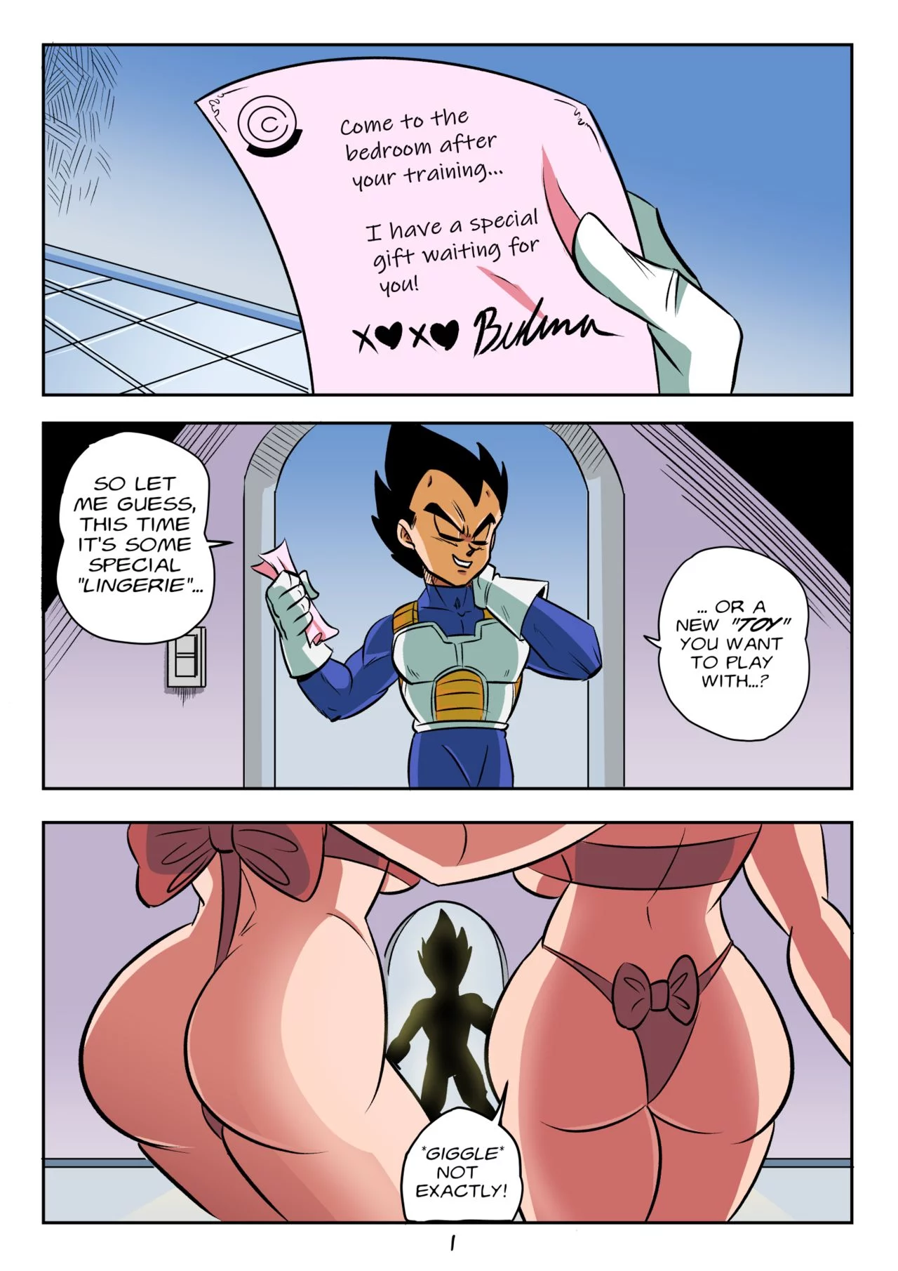 🔥 Vegetas gift ft bulma and android  by funsexydb dragon ball gallery photo