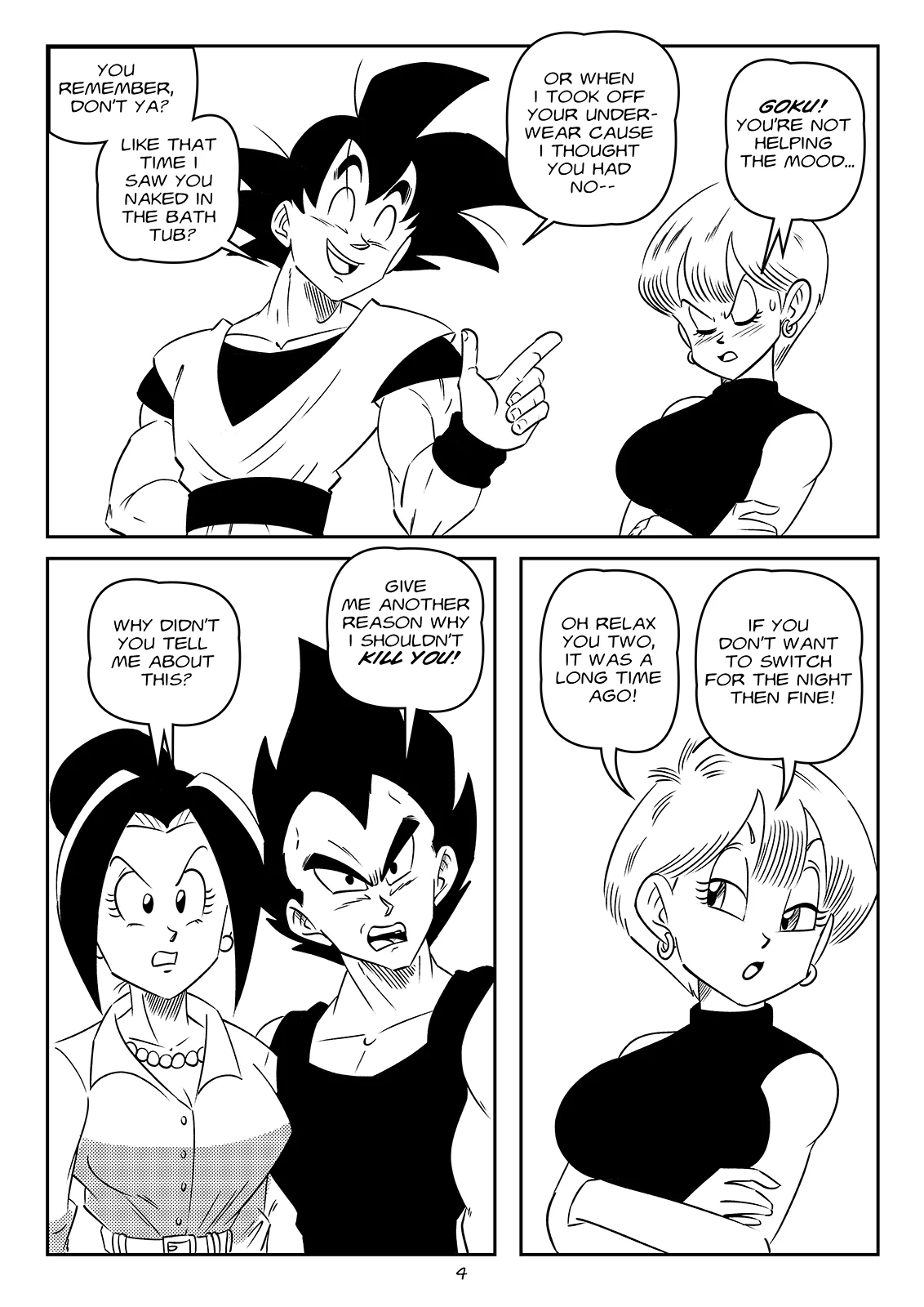 🔥 Dragon swap goku x bulma and vegeta x chi chi by funsexydb dragon ball gallery photo