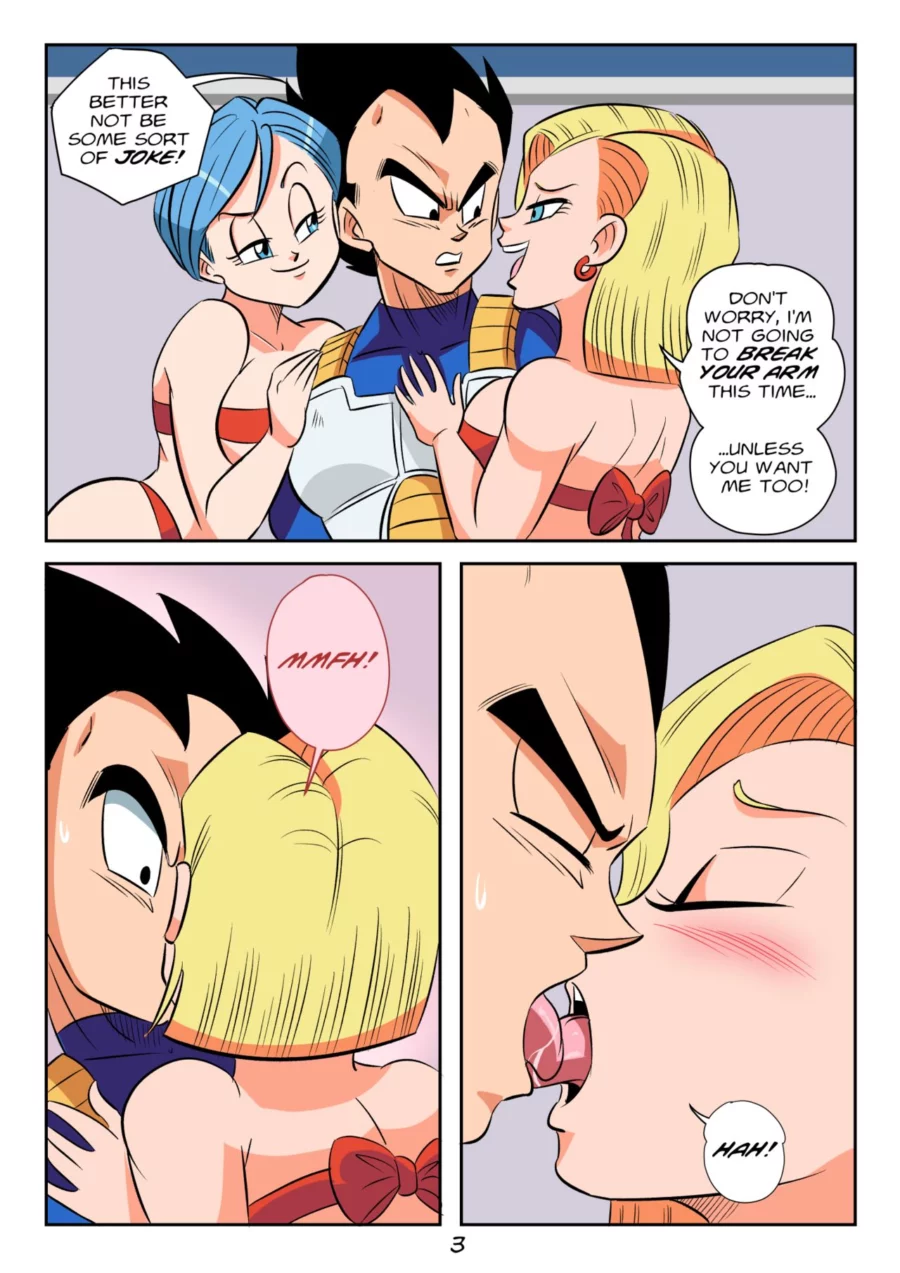 🔥 Vegetas gift ft bulma and android  by funsexydb dragon ball gallery photo