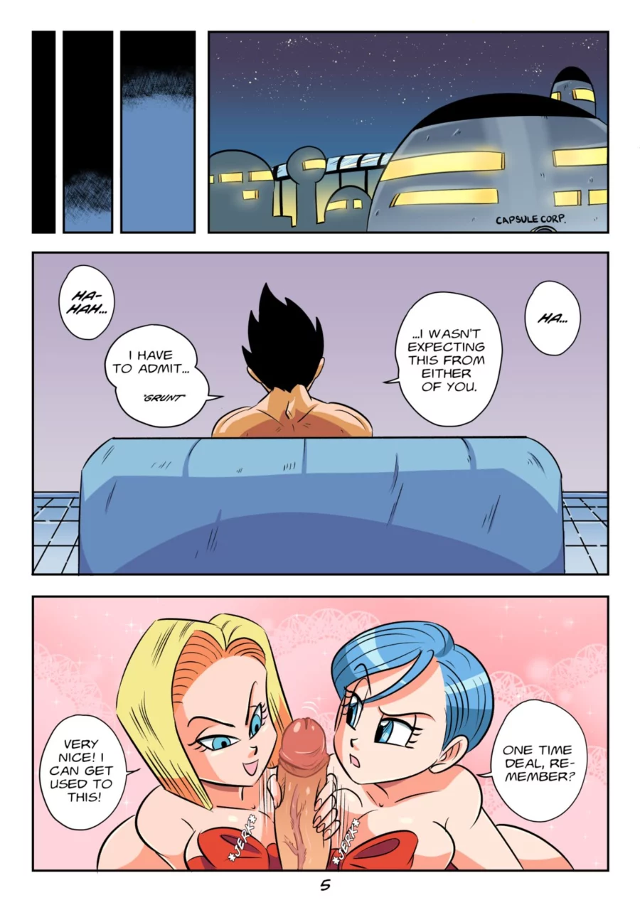 🔥 Vegetas gift ft bulma and android  by funsexydb dragon ball gallery photo