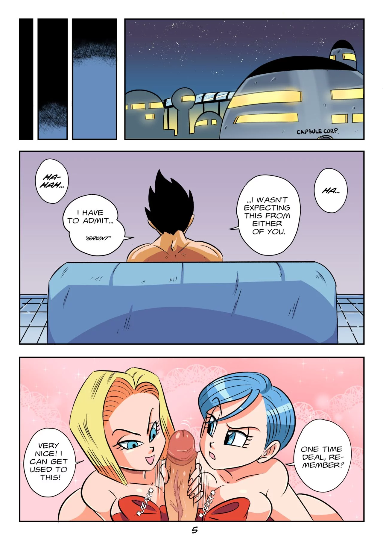 🔥 Vegetas gift ft bulma and android  by funsexydb dragon ball gallery photo