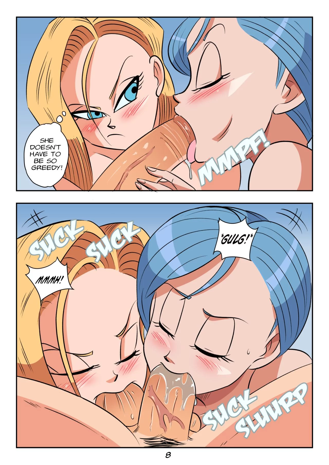 🔥 Vegetas gift ft bulma and android  by funsexydb dragon ball gallery photo