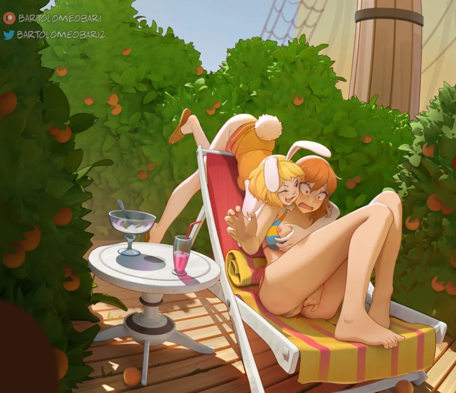 Carrot Didn't Let Nami Masturbate in Peace by bartolomeobari | One Piece Hentai 1