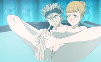 Mimosa Vermillion Make Asta Cum With Her Footjob by The Amazing Gambit | Black Clover