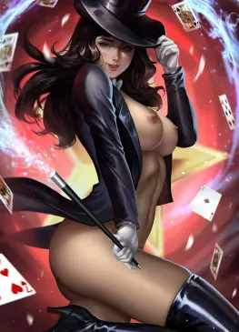 Zatanna Lewd Magic Trick by Nopeys | DC