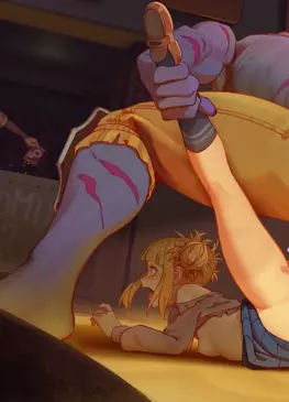 Himiko Toga Special Training With Nomu by bartolomeobari | My Hero Academia