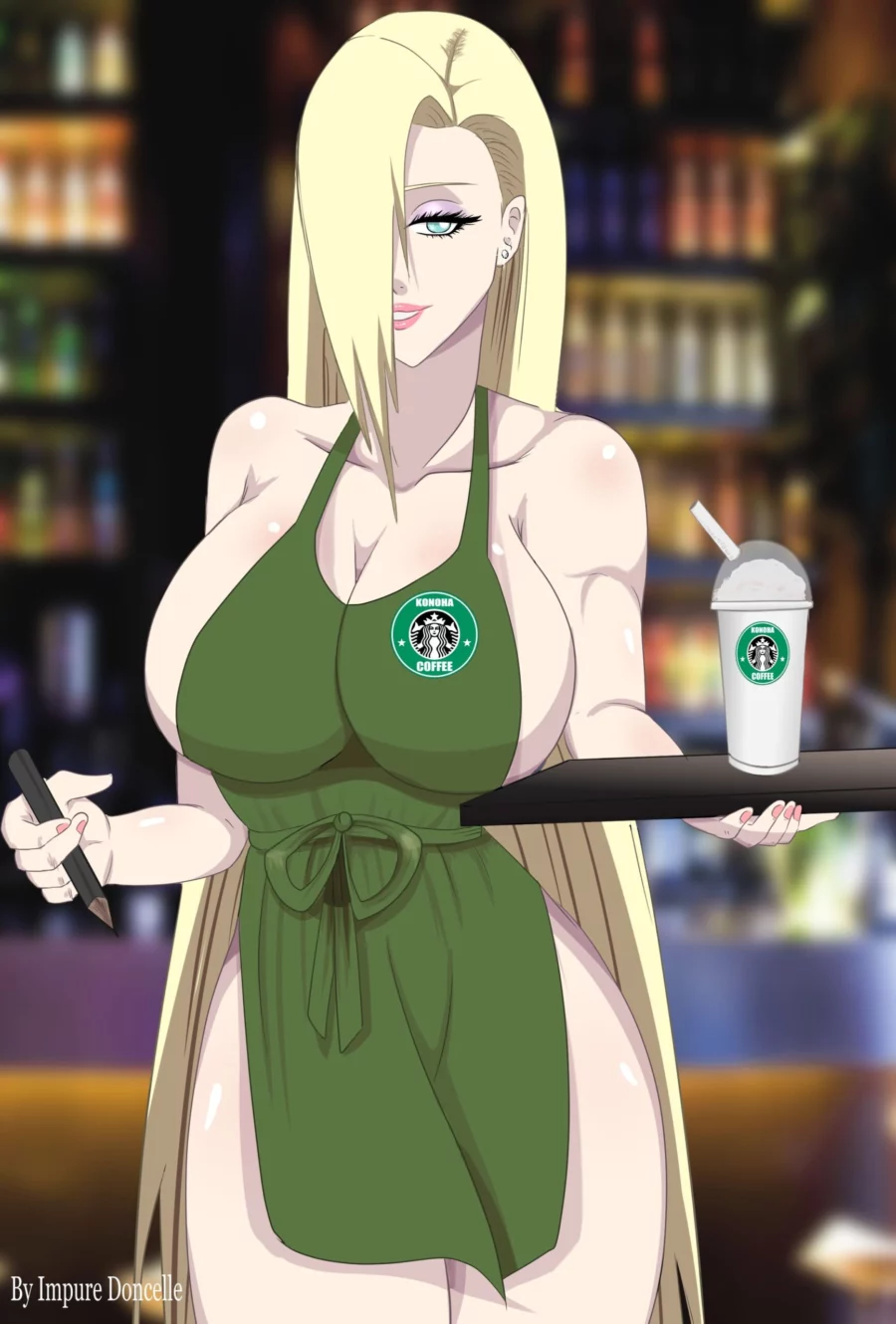 Ino's Starbucks Iced Latte With Breast Milk by impuredoncelle | Naruto Hentai 1