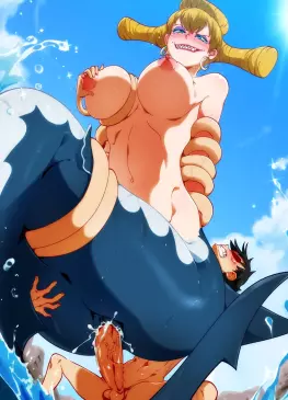 Monkey D Luffy Fuck Charlotte Praline The Mermaid by jcm2 | One Piece