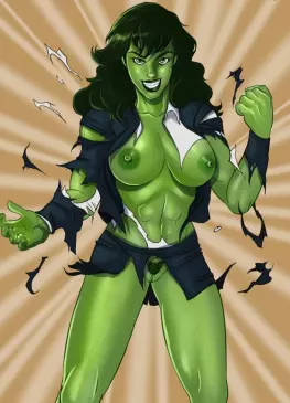 She Hulk Rip Her Cloth by tinkerbomb | Marvel