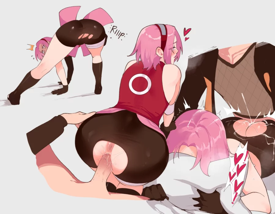 Her Pant Cant Handle Sakura Thiccnes by thiccwithaq | Naruto Hentai 1