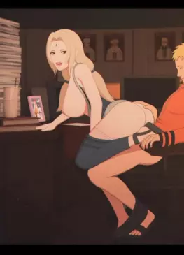 Tsunade Helping to Relieve Naruto Stress by Sfan | Naruto