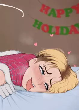 Christmas Creampie Inside Spider-Gwen by Afrobull | Marvel