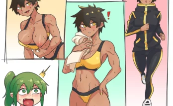 Natsumi Kurobe Flashing Her Tits to Futaba Igarashi by konaloid | My Senpai Is Annoying