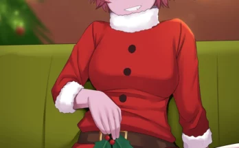 Merry Christmas From Santa Girl Mina Ashido by devilukez | My Hero Academia