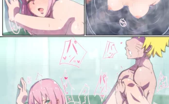 NaruSaku Deep Onsen by tenyunkel | Naruto