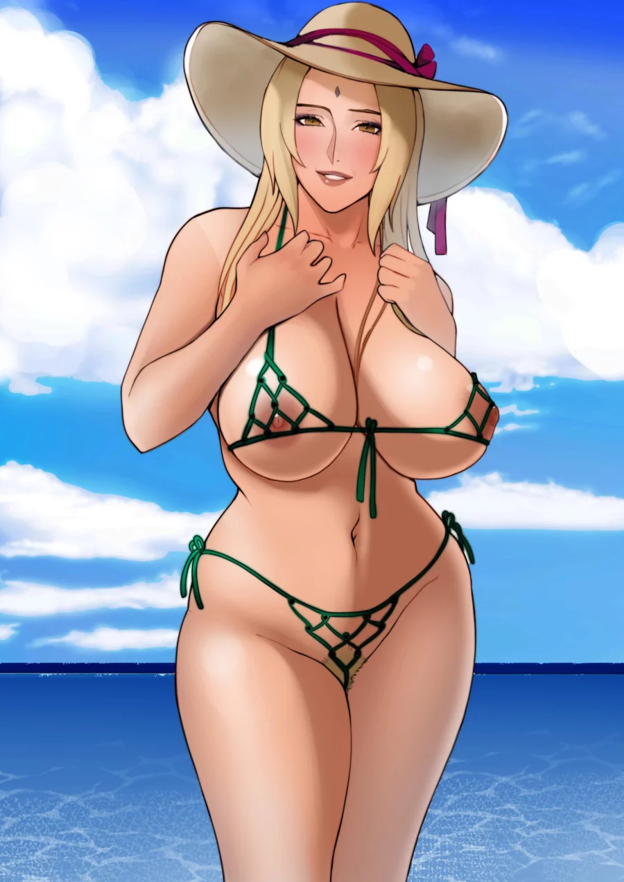Tsunade and Her Rope Bikini by jnsdh | Naruto Hentai 1