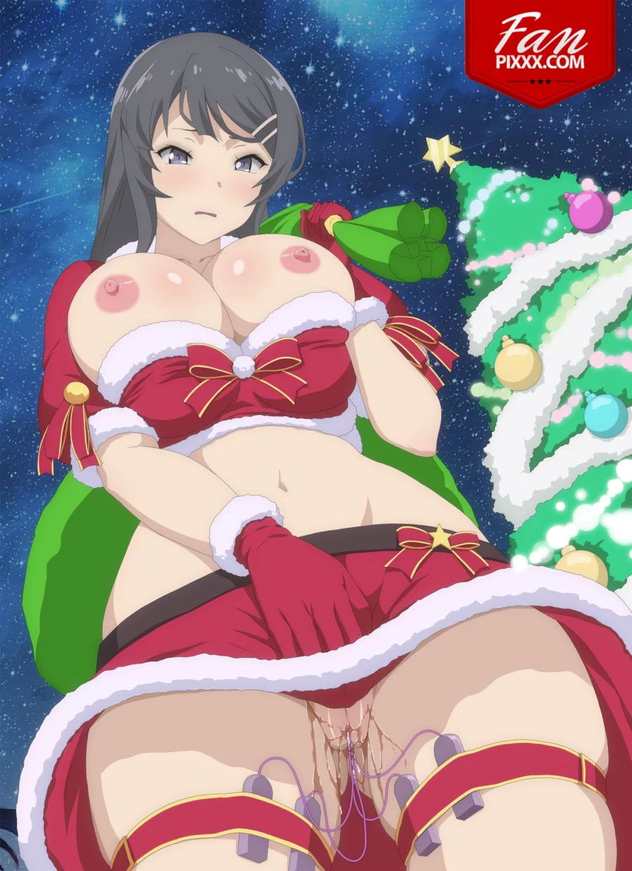 Sakurajima Mai Wet Christmas by Rex | Aobuta Hentai 1 Sakurajima Mai Wet Christmas