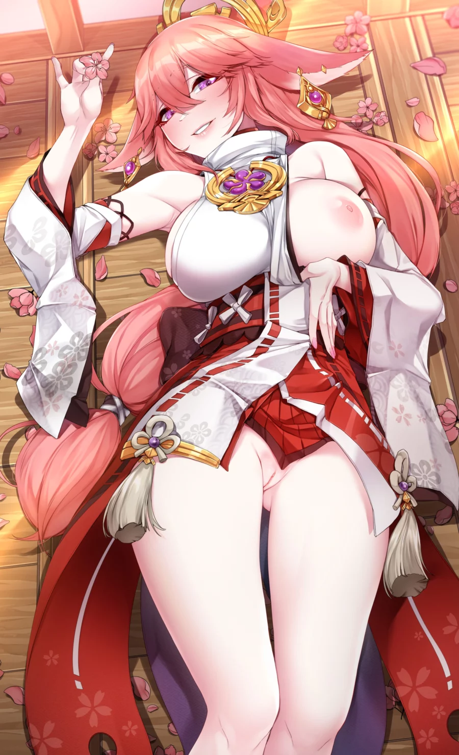 Yae Miko Show You a Teaser by akchu