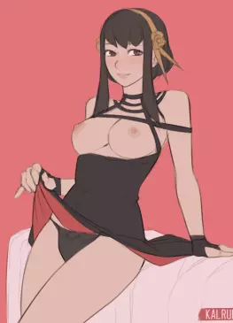 Yor Forger Little Tease by kalruna