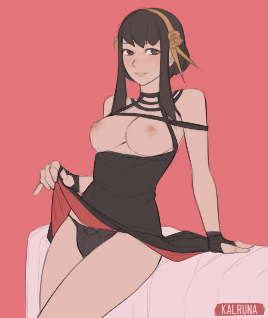 Yor Forger Little Tease by kalruna