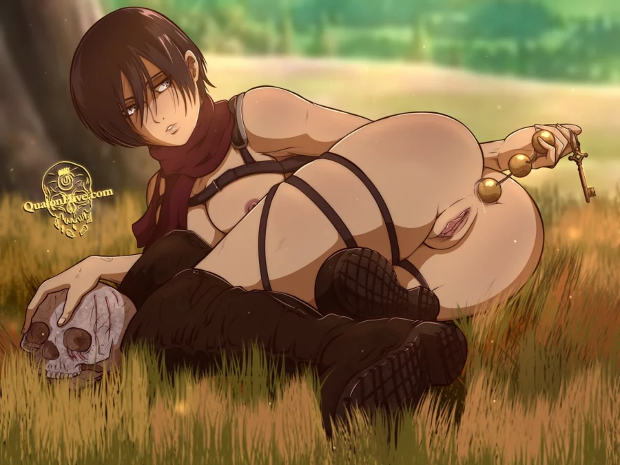 Anal Beads Mikasa by qualonhive