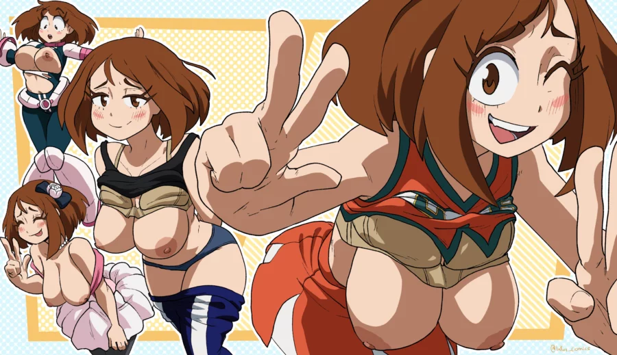 Every Ochako Uraraka Outfit Make Her Flashy by inkershike