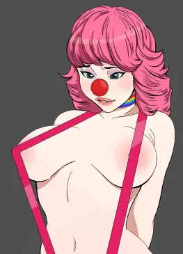 Geiru Toneido Clown Girl Slingshot Bikini by imhelplesss