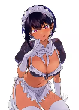 Lilith Sexy Maid Outfit by konbu wakame