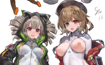 Tower of Fantasy Hentai, Shiro and Cocoretta by stmaster