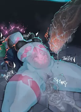Adam Smasher Deep Fuck Rebecca by krekk0v | Cyberpunk: Edgerunners