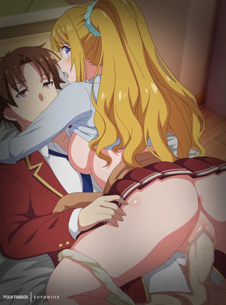 Kei Karuizawa Ride Kiyotaka Ayanokoji by eufoniuz