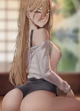 Sexy Ass Power Chainsaw Man Hentai (Shexyo)