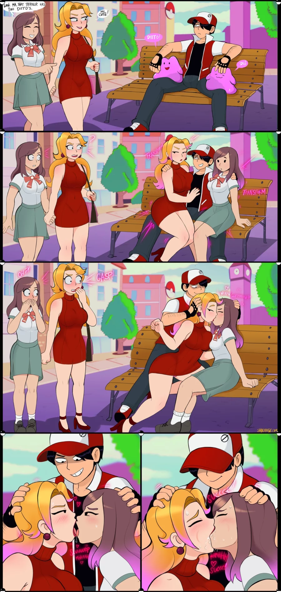 Ditto as Two Cute Girls by Shadman