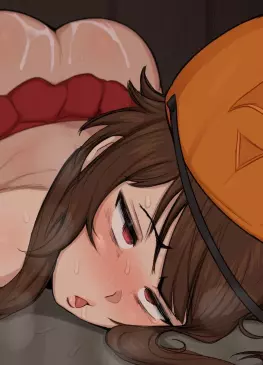 Megumin Amazing Halloween Party by Afrobull